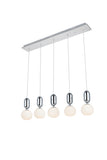 ZC121-5107D5C - Regency Lighting: Lea 5 light in Chrome Pendant