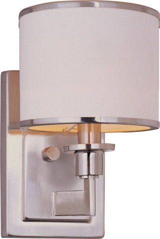 Nexus 1-Light Wall Sconce Satin Nickel - C157-12059WTSN