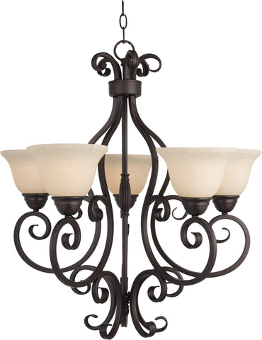 Manor 5-Light Chandelier Oil Rubbed Bronze - C157-12205FIOI