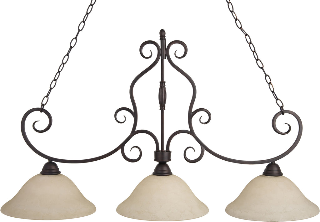 Manor 3-Light Pendant Oil Rubbed Bronze - C157-12208FIOI