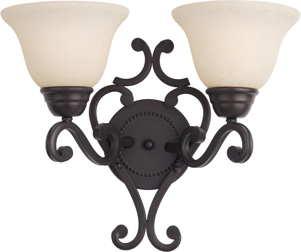 Manor 2-Light Wall Sconce Oil Rubbed Bronze - C157-12212FIOI