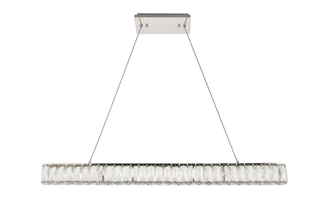 ZC121-3502D38C - Regency Lighting: Monroe Integrated LED chip light Chrome Chandelier Clear Royal Cut Crystal