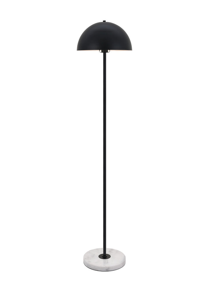 ZC121-LD4027F14BK - Living District: Forte 1 light Black Floor lamp