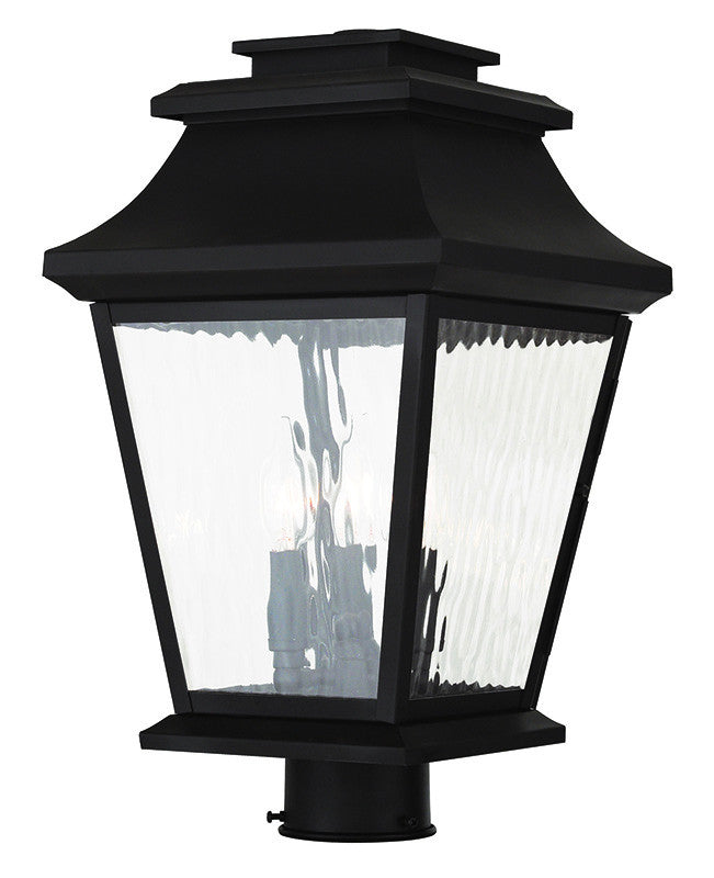 Livex Hathaway 3 Light Bronze Outdoor Post Lantern - C185-20238-07