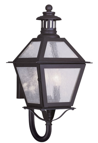 Livex Waldwick 2 Light Bronze Outdoor Wall Lantern - C185-2041-07