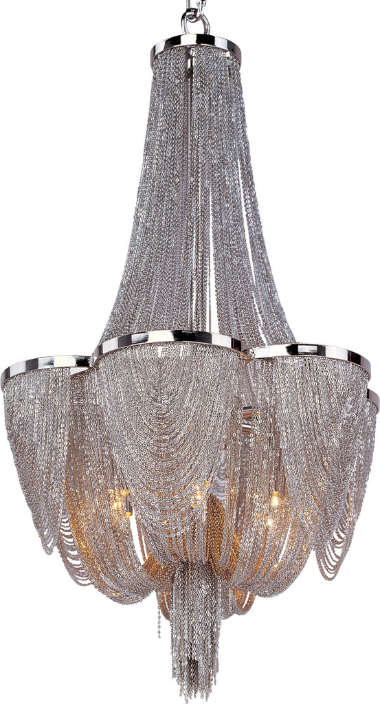 Chantilly 6-Light Chandelier Polished Nickel - C157-21464NKPN