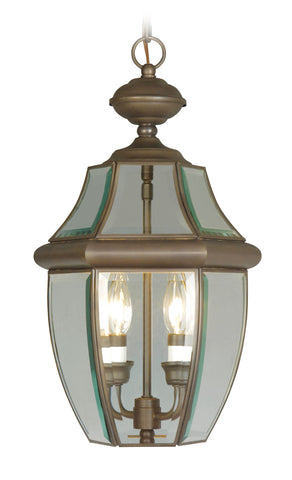 Livex Monterey 2 Light IB Outdoor Chain Lantern  - C185-2255-07