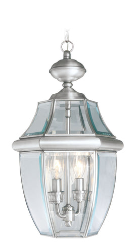 Livex Monterey 2 Light BN Outdoor Chain Lantern  - C185-2255-91