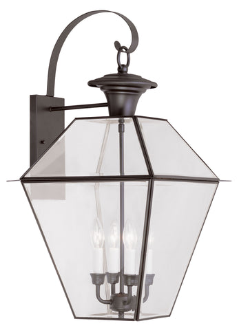 Livex Westover 4 Light Bronze Outdoor Wall Lantern - C185-2386-07