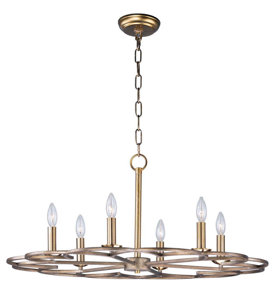 Helix 6-Light Chandelier Bronze Fusion - C157-24739BZF