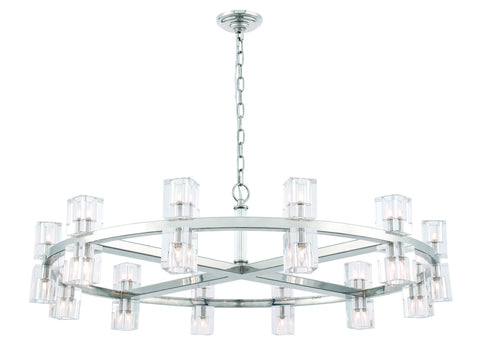 ZC121-1550G42PN - Urban Classic: Chateau 20 light Polished Nickel Pendant