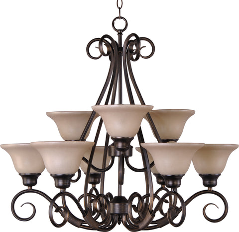 Pacific 9-Light Chandelier Kentucky Bronze - C157-2658WSKB