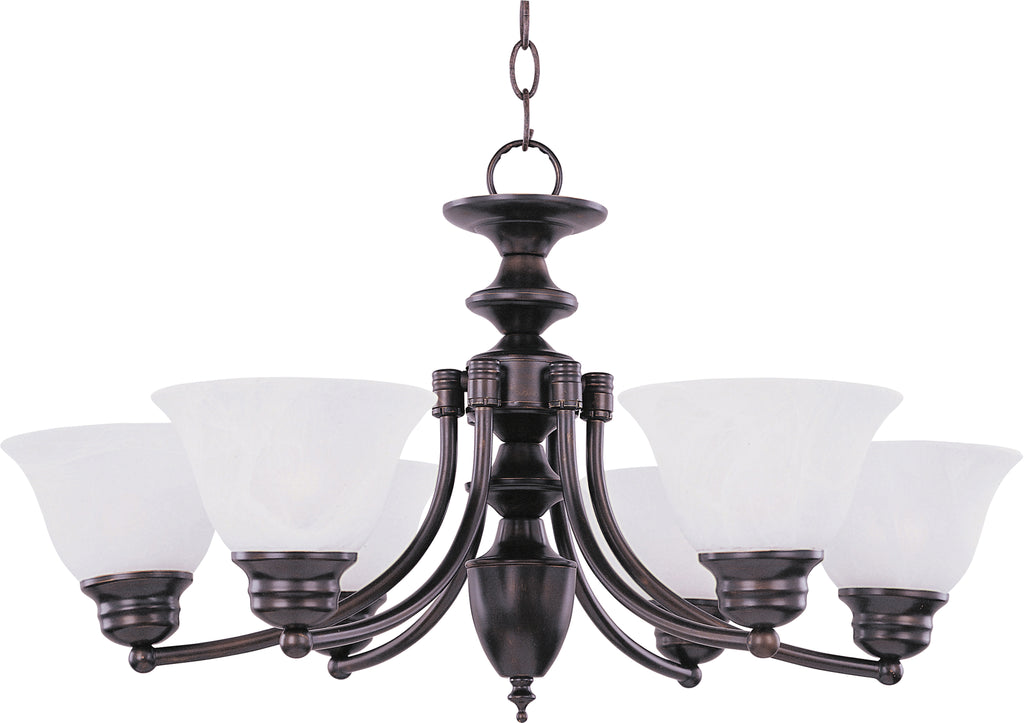 Malaga 6-Light Chandelier Oil Rubbed Bronze - C157-2684MROI