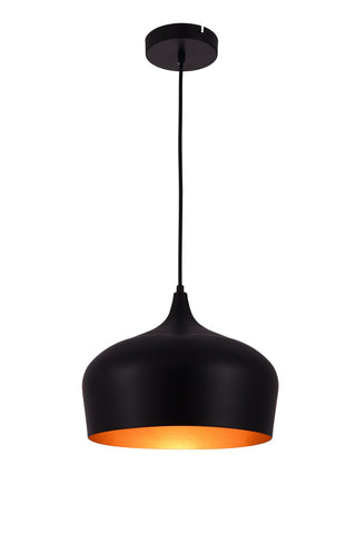 ZC121-LDPD2003 - Living District: Nora Collection Pendant D11.5in H9in Lt:1 Black finish