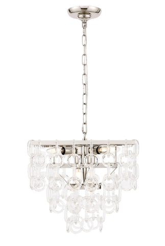 ZC121-1714D16PN - Urban Classic: Debutante 6 light Polished Nickel Pendant