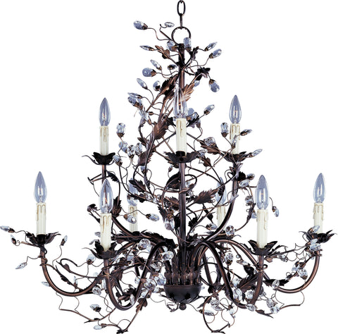 Elegante 9-Light Chandelier Oil Rubbed Bronze - C157-2852OI