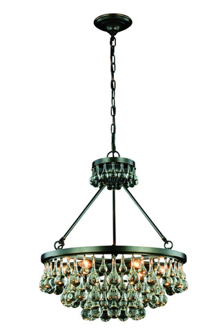 ZC121-1509D22BZ - Urban Classic: Bettina 6 light Bronze Pendant Clear Royal Cut Crystal