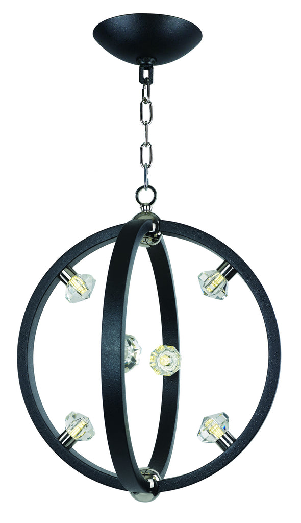 Equinox LED Pendant Textured Black / Polished Nickel - C157-39102BCTXBPN