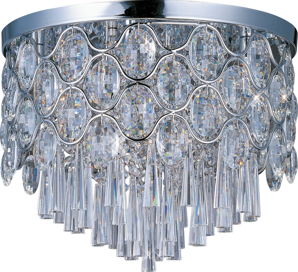 Jewel 12-Light Flush Mount Polished Chrome - C157-39920BCPC