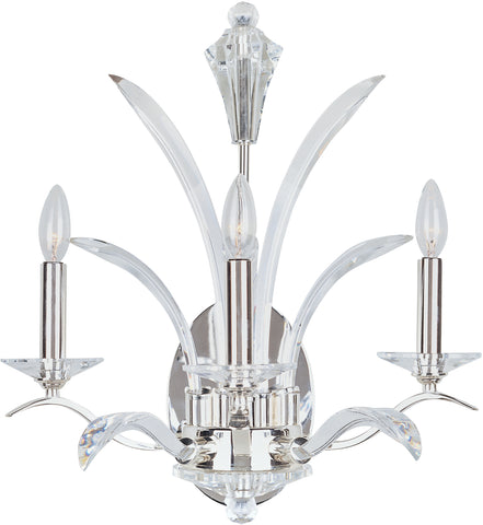 Paradise 3-Light Wall Sconce Plated Silver - C157-39942BCPS