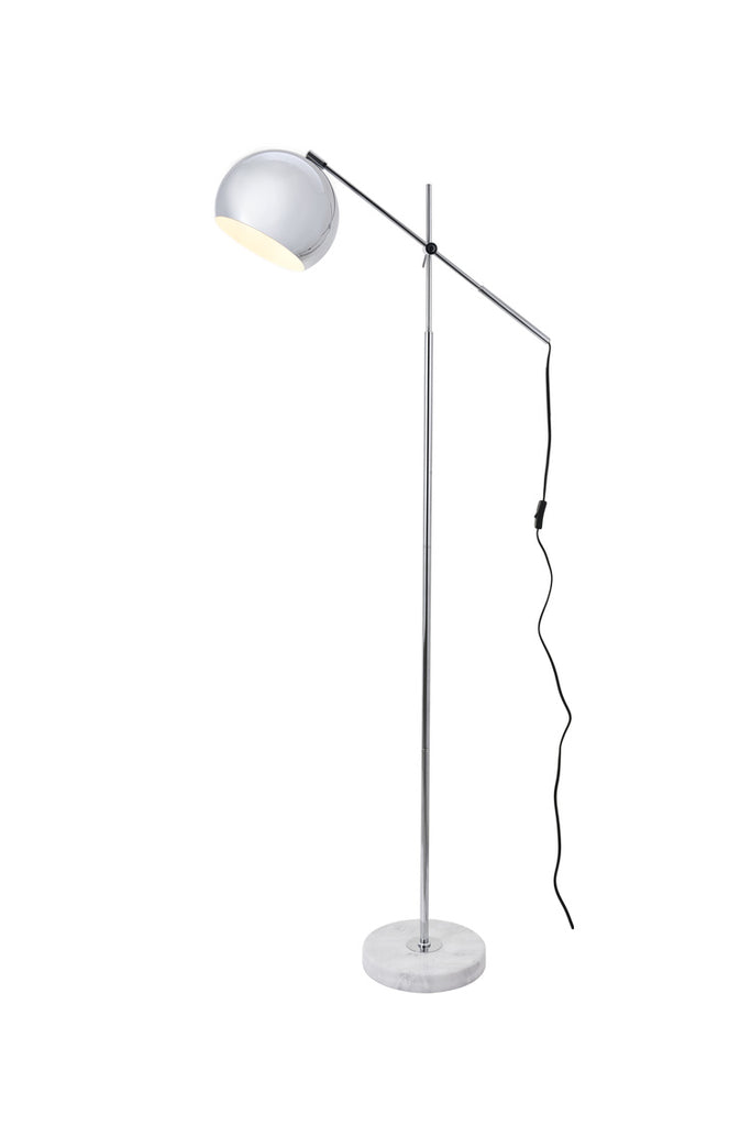 ZC121-LD4068F30C - Living District: Aperture 1 light chrome Floor lamp