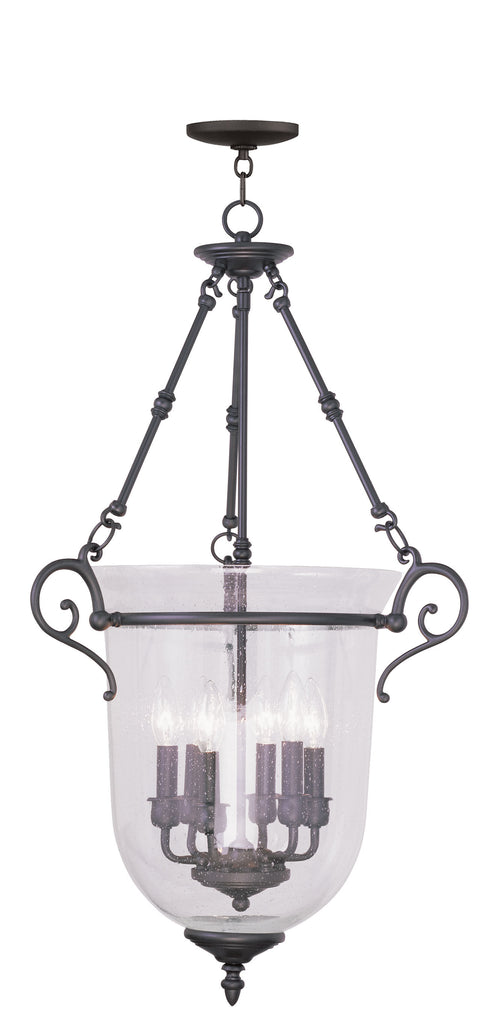 Livex Legacy 6 Light Bronze Chain Lantern - C185-5026-07