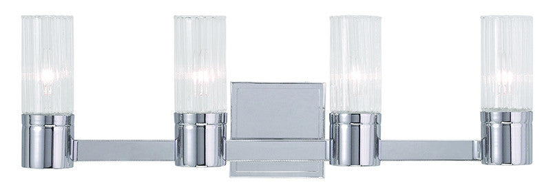 Livex Midtown  4 Light Polished Chrome Bath Light - C185-50684-05