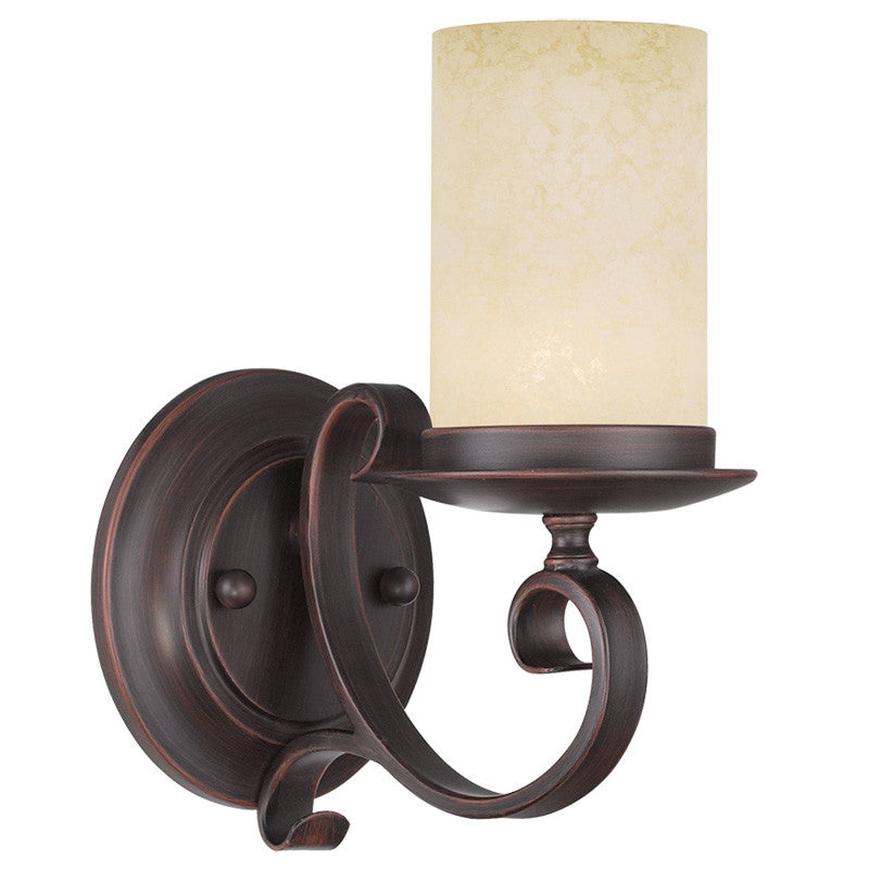 Livex Millburn Manor 1 Light Imperial Bronze Wall Sconce - C185-5481-58