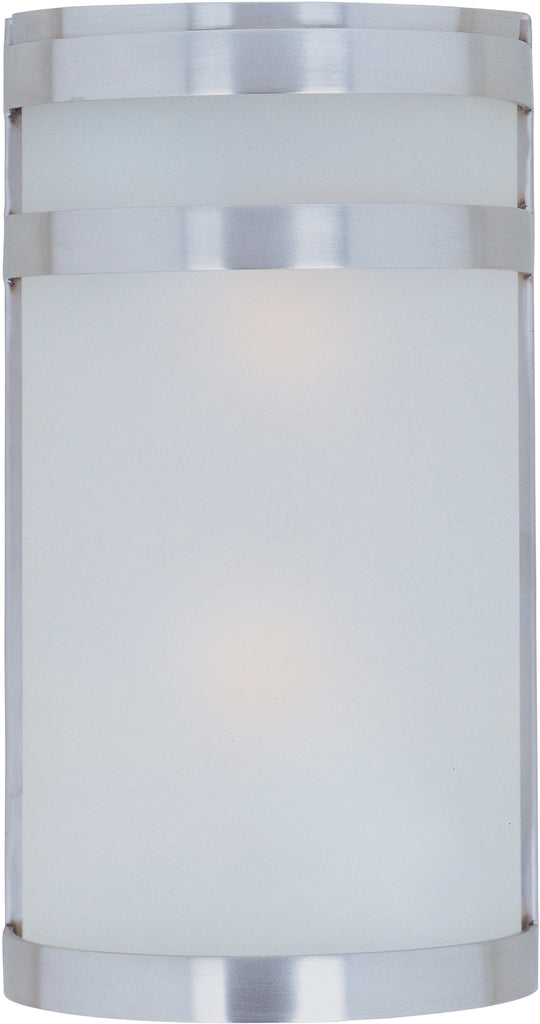 Arc LED 2-Light Outdoor Wall Lantern Stainless Steel - C157-56006FTSST