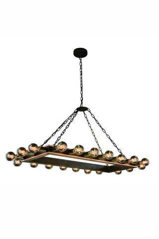 ZC121-1501G50VBGI - Urban Classic: Winston 20 light Golden Iron & Vintage Bronze
 Pendant