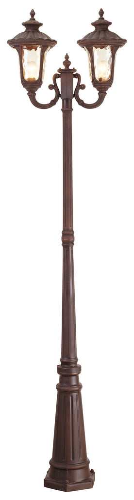 Livex Oxford 2 Light IB Outdoor 2 Head Post  - C185-7660-58