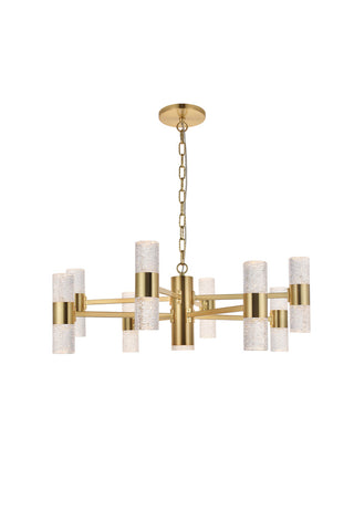 ZC121-5200D32G - Regency Lighting: Vega 17 light Gold LED Pendant