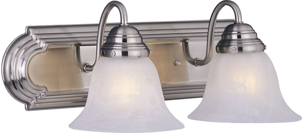 Essentials EE 2-Light Bath Vanity Satin Nickel - C157-85812MRSN