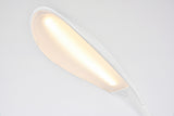 ZC121-LEDDS009 - Regency Decor: Illumen Collection 1-Light glossy frosted white Finish LED Desk Lamp