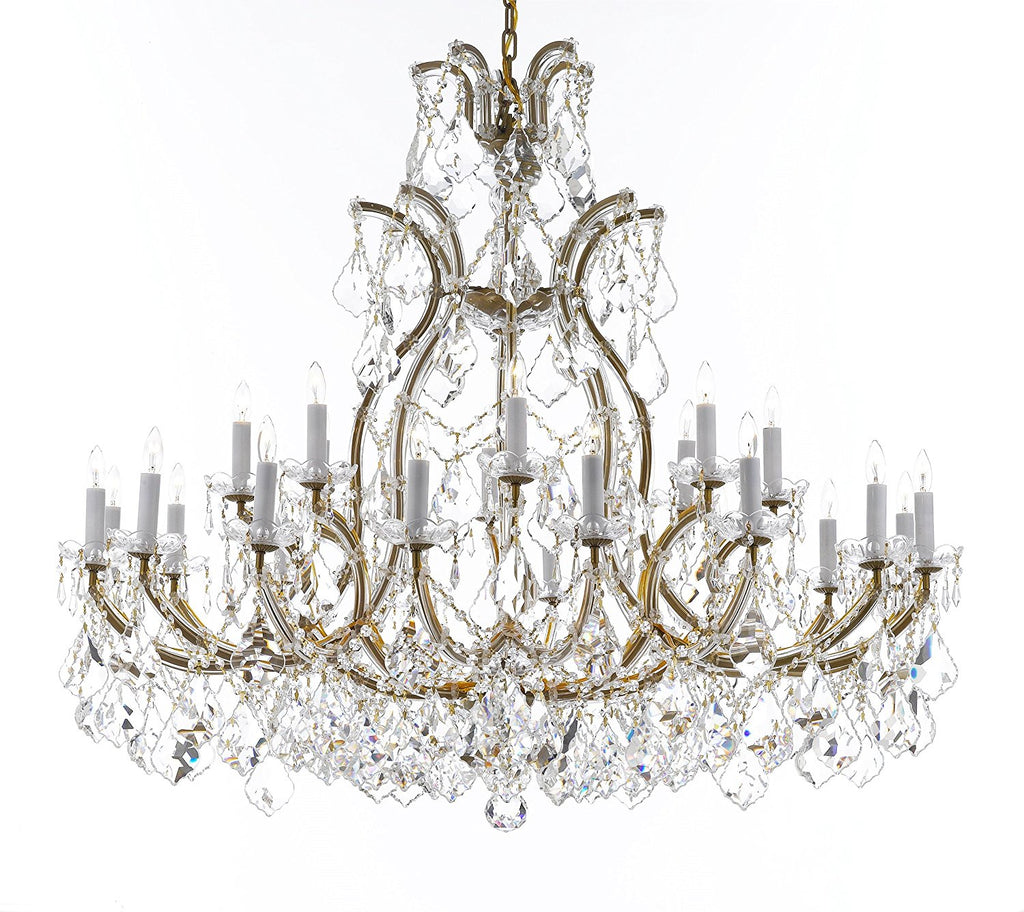 Crystal Chandelier Lighting Chandeliers H41" X W46" Great for the Foyer, Entry Way, Living Room, Family Room and More - A83-B62/52/2MT/24+1