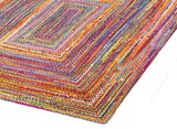 Multi Color Handbraided Jute Rug Area Rug 8 X 10 - J10-IN-601-8X10