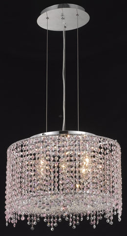 ZC121-1393D18C-CL/EC By Regency Lighting Moda Collection 5 Light Chandeliers Chrome Finish