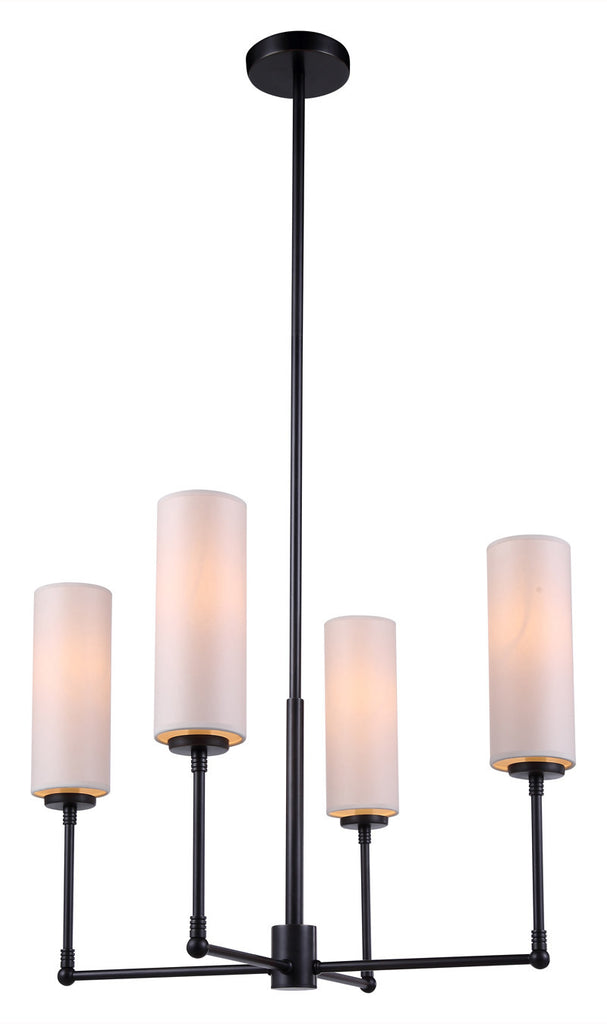 C121-1410D24BZ By Elegant Lighting - Richmond Collection Bronze Finish 4 Lights Pendant lamp