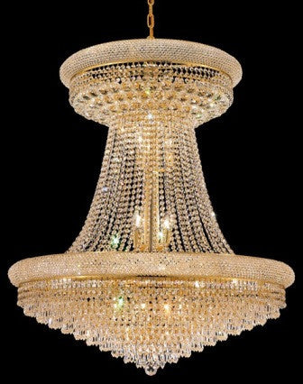 C121-1802G36SG By Regency Lighting-Primo Collection Gold Finish 28 Lights Chandelier