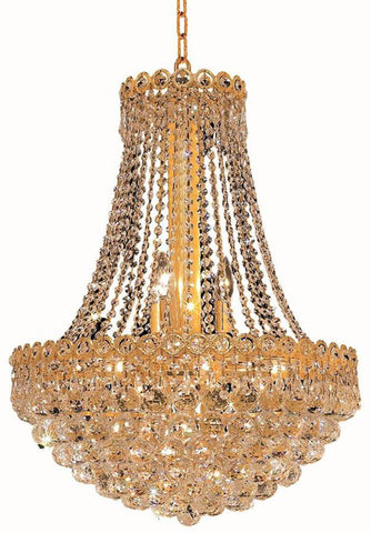 ZC121-1901D20G/EC By Regency Lighting - Century Collection Gold Finish 12 Lights Dining Room