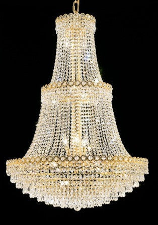 C121-1902G30G By Regency Lighting-Century Collection Gold Finish 17 Lights Chandelier