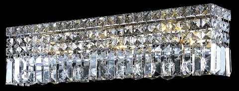 ZC121-V2032W18C/EC By Elegant Lighting Maxim Collection 4 Light Wall Sconces Chrome Finish