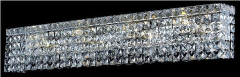 ZC121-V2033W36C/EC By Elegant Lighting Maxim Collection 8 Light Wall Sconces Chrome Finish