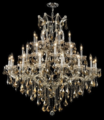 C121-2800G44C-GT By Regency Lighting-Maria Theresa Collection Chrome Finish 37 Lights Chandelier