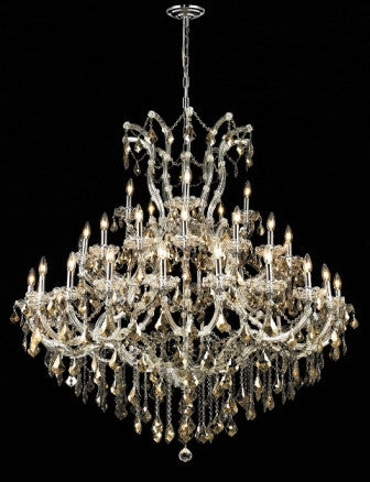C121-2800G52C-GT By Regency Lighting-Maria Theresa Collection Chrome Finish 41 Lights Chandelier