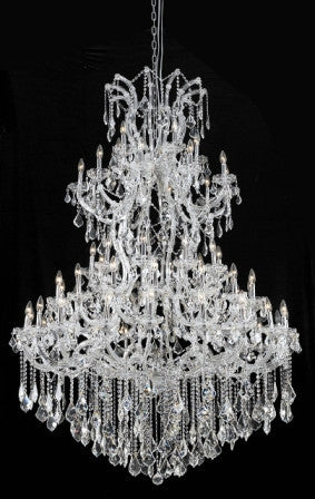 C121-2800G54C By Regency Lighting-Maria Theresa Collection Chrome Finish 61 Lights Chandelier