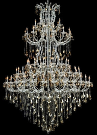C121-2800G96C-GT By Regency Lighting-Maria Theresa Collection Chrome Finish 85 Lights Chandelier