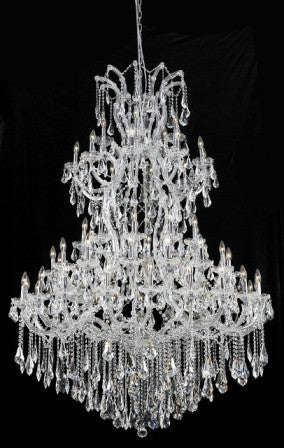 C121-2801G54C By Regency Lighting-Maria Theresa Collection Chrome Finish 61 Lights Chandelier