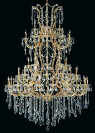 C121-2801G54G By Regency Lighting-Maria Theresa Collection Gold Finish 61 Lights Chandelier