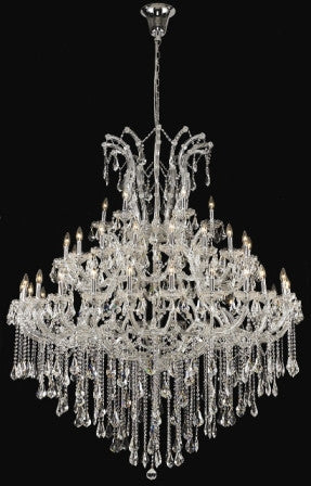 C121-2801G60C By Regency Lighting-Maria Theresa Collection Chrome Finish 49 Lights Chandelier